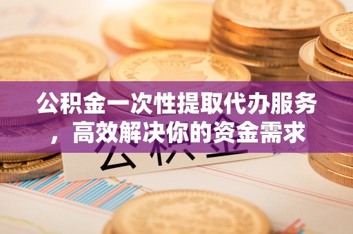 立山公积金一次性提取代办服务，高效解决你的资金需求