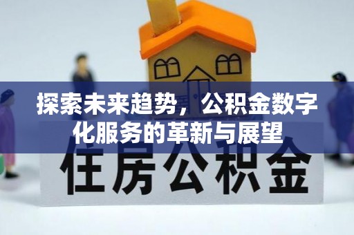 立山探索未来趋势，公积金数字化服务的革新与展望